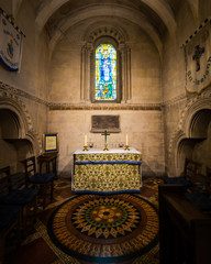 Interior of medieval Irish church - 229716240