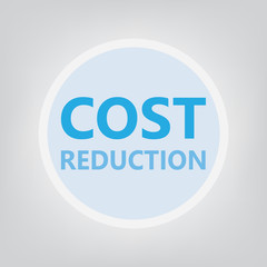 cost reduction concept- vector illustration
