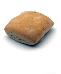 Bread rolls surrounded by white background 