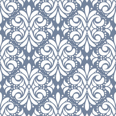 Vintage vector seamless pattern, wallpaper. Elegant classic texture. Luxury ornament. Royal, Victorian, Baroque elements. Great for fabric and textile, wallpaper, or any desired idea.