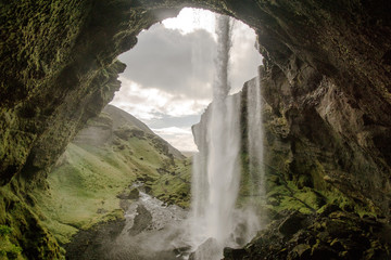 Wasserfall, Island, iceland