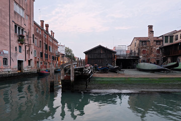 Squero di San Trovaso . Venice . Venedig