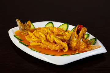 Chinese style pike perch
