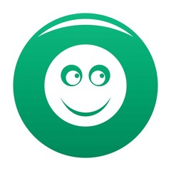 Smile icon. Vector simple illustration of smile icon isolated on white background