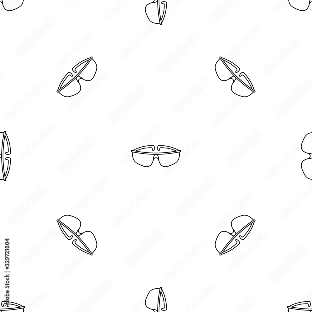Poster chemical protect glasses pattern seamless vector repeat geometric for any web design