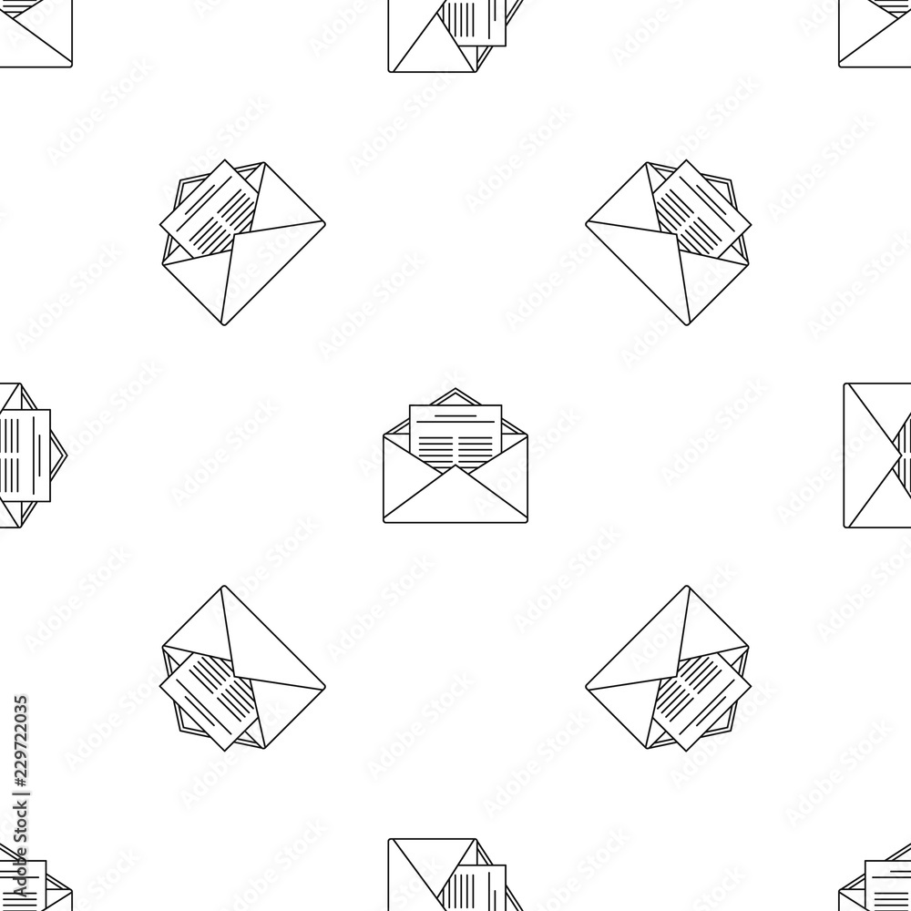 Poster mail pattern seamless vector repeat geometric for any web design
