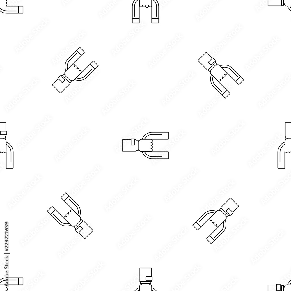 Poster magnet customer retention pattern seamless vector repeat geometric for any web design