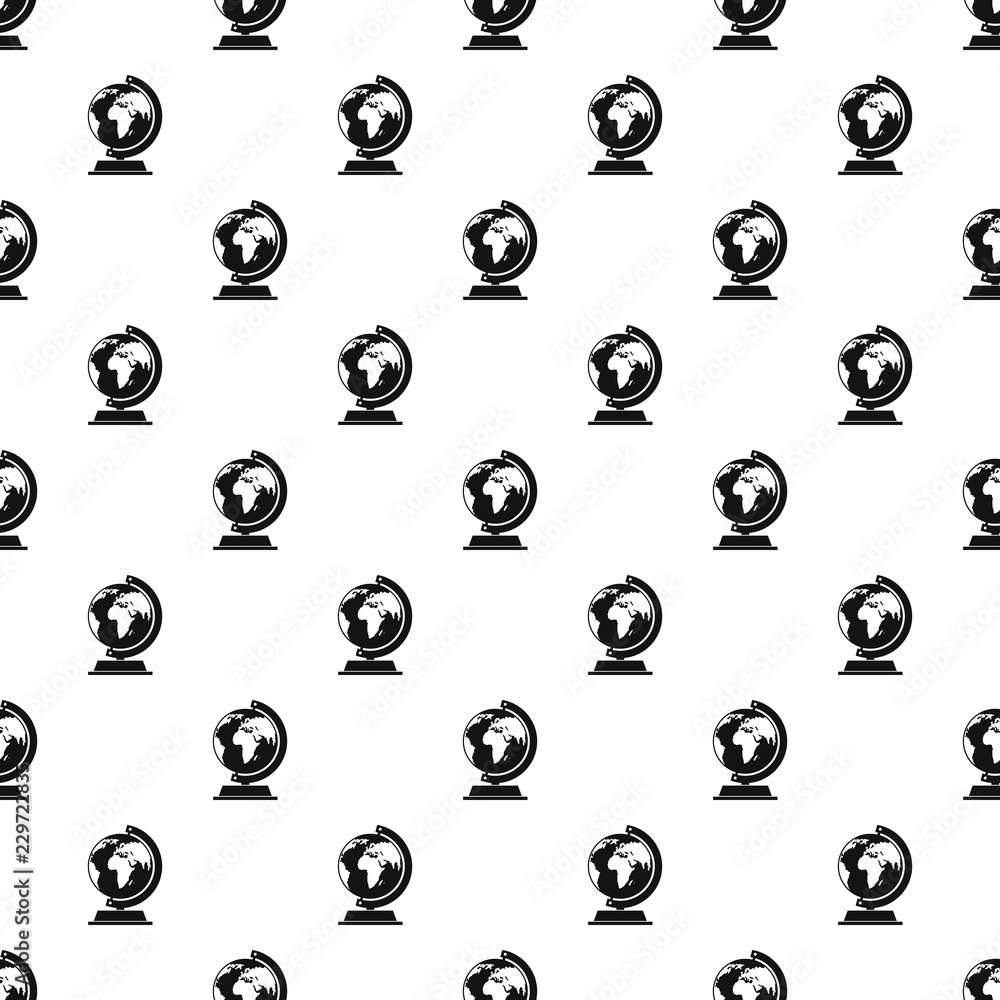 Poster globe pattern seamless vector repeat geometric for any web design