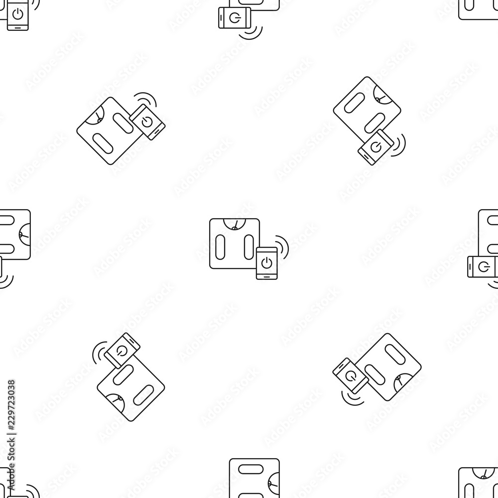 Poster smart scale pattern seamless vector repeat geometric for any web design