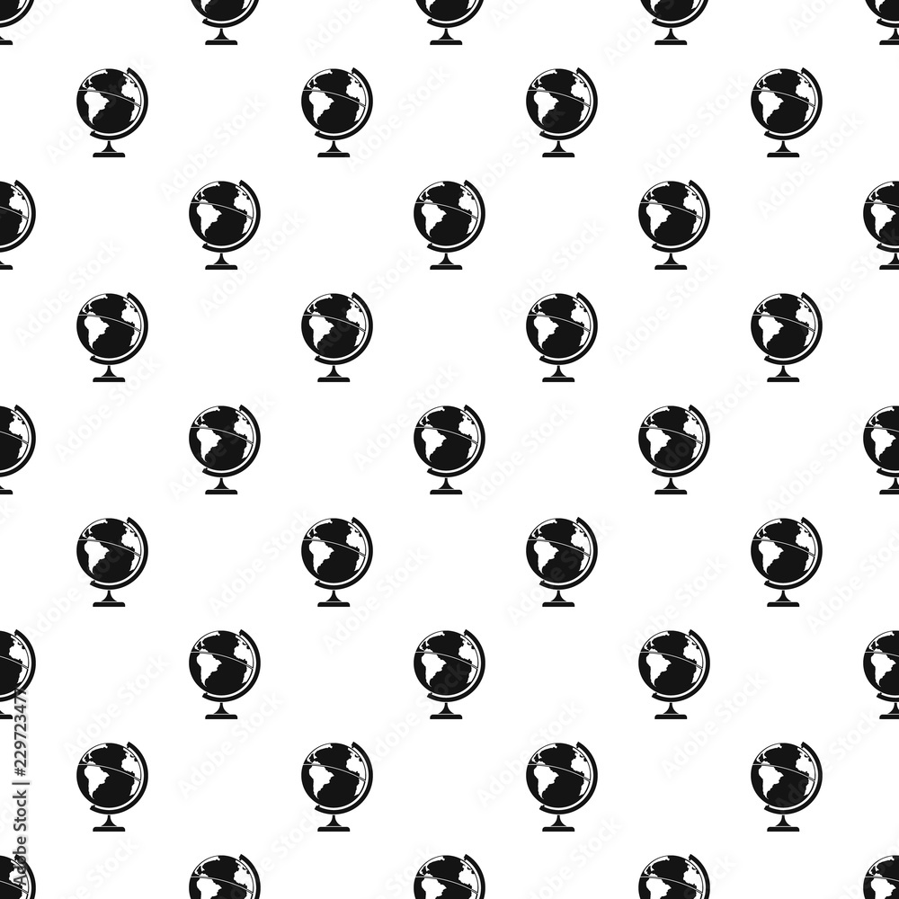 Poster geographic planet pattern seamless vector repeat geometric for any web design