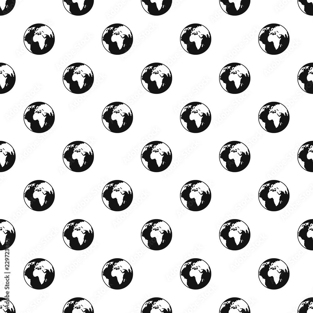Poster our planet pattern seamless vector repeat geometric for any web design