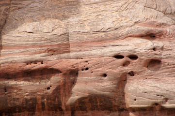 キャニオンランズ国立公園 Close-up of Canyonlands National Park sandstone