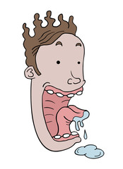 Obraz premium funny face illustration