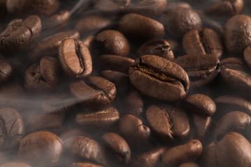 coffee beans good smell aroma decorate cafe  shop drinking in morning for wake up