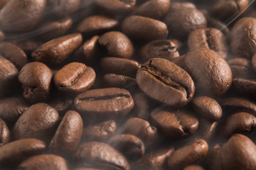 coffee beans good smell aroma decorate cafe  shop drinking in morning for wake up
