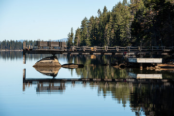 Mirow in lake tahoe