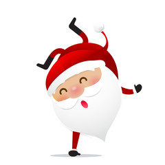 Happy Christmas character Santa claus cartoon 022