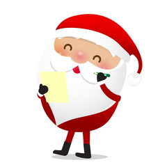 Happy Christmas character Santa claus cartoon 024