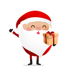Happy Christmas character Santa claus cartoon 018