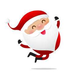 Happy Christmas character Santa claus cartoon 016