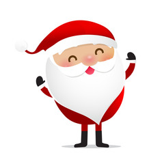 Happy Christmas character Santa claus cartoon 014