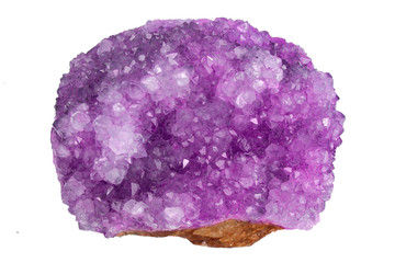 Amethyst isolated on white