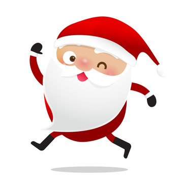 Happy Christmas character Santa claus cartoon 020