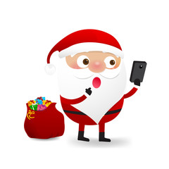 Happy Christmas character Santa claus cartoon 002