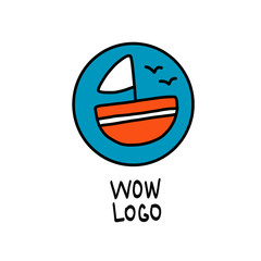 The logo on the theme of the summer and Tourism