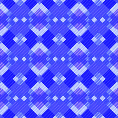 Abstract seamless pattern background with multicolored various rhombuses.