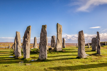 Autumn evening at the stone circle at Callanish, Isle of Lewis