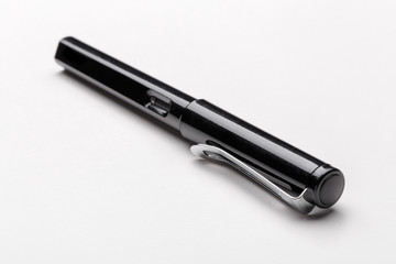 Fountain pen isolated on white background