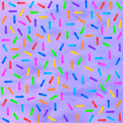  Confetti, festive, salute, stripes watercolor