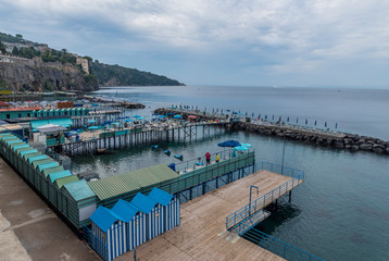 Beach huts Sorrento