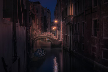 Venetian paths 113 (ponte conzafelzi, Rio de Santa Marina), Venice, Veneto, Italy