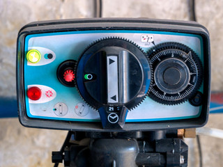 Manometers of the heating system.