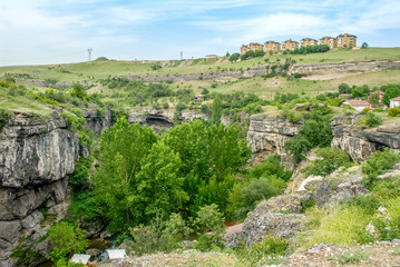Obraz na płótnie Canvas Karabuk, Turkey, 24 May 2013: Mill Canyon, Safranbolu