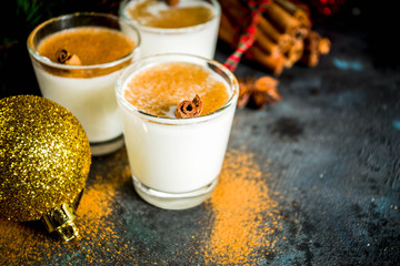 Christmas eggnog liqueur
