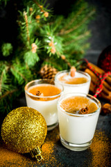 Christmas eggnog liqueur