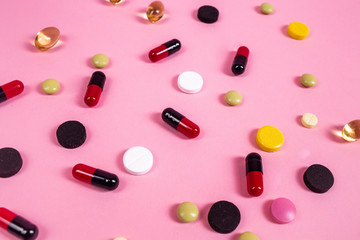 Addiction. Drugs Stop. The concept of a healthy lifestyle. Health. Tablets.