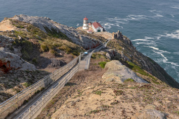 Fototapeta na wymiar Point Reyes Lighthouse, California
