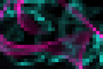 Colorful vivid pixel squares dynamic and vibrant background for interesting and creative ideas. Suitable for web, print, wallpapers.