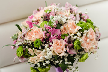 the bride's bouquet, wedding flowers, 