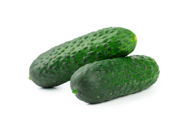 cucumber isolated on white background