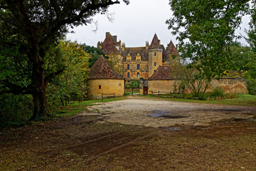 Fototapeta na wymiar Château de Lanquais