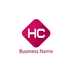 Initial HC Letter Logo Design