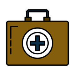 medical kit isolated icon