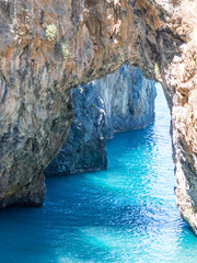 Seacoast near the Arco Magno in San Nicola d’Arcella, Calabria Italy