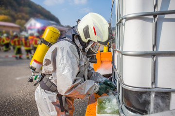 Feuerwehr Chemieunfall