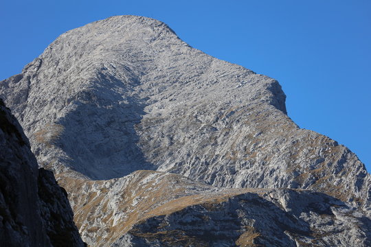 Mountain ridge and peak 4250